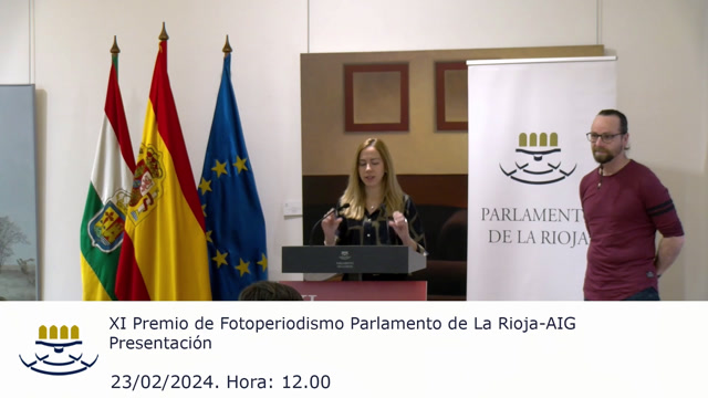XI Premio de Fotoperiodismo Parlamento de La Rioja-AIG. Presentación
