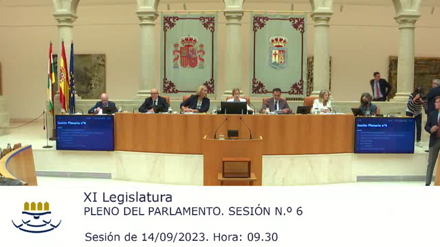 XI Legislatura. Sesión Plenaria N.º 6
